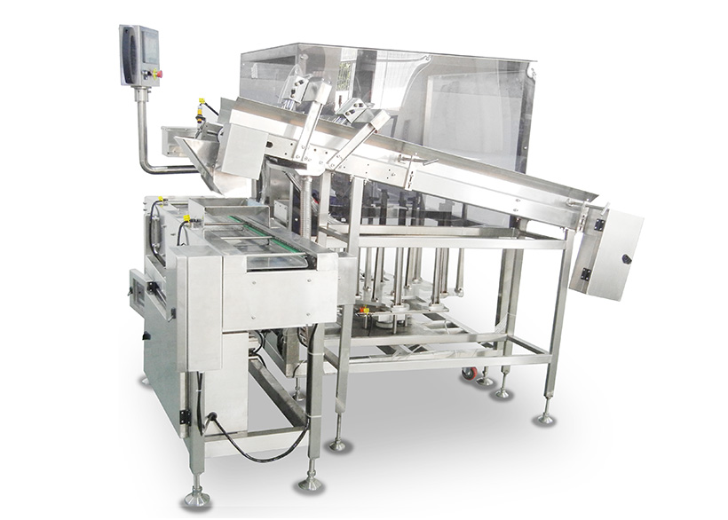 塑料盒自动下料传送带